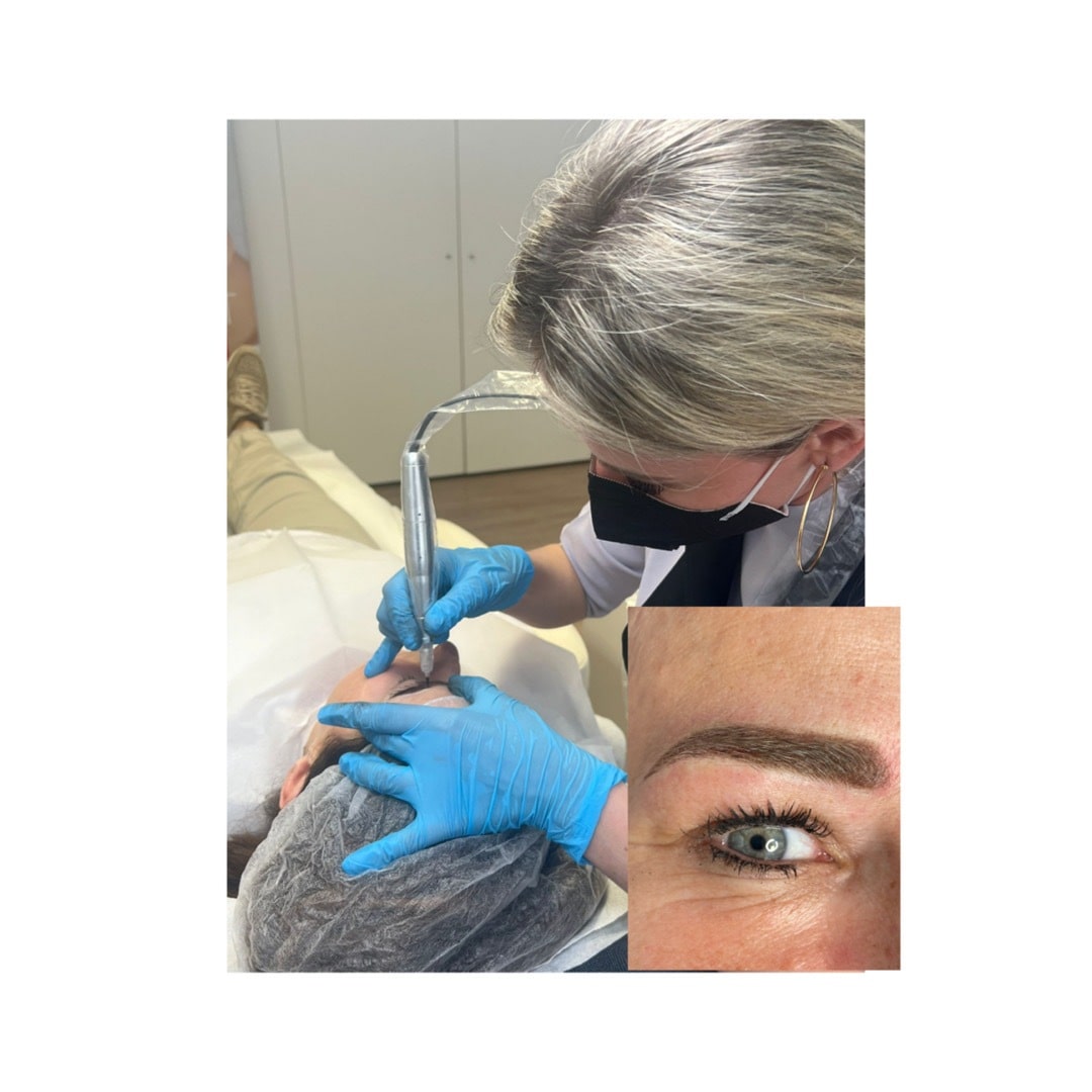 PMU micropigmentation treatment procedure